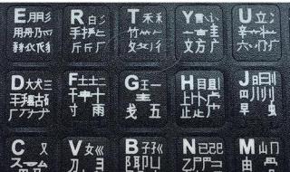 五笔字根表图怎么背